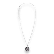 Grateful Dead Steal Your Face Sterling Silver Charm Necklace - Back