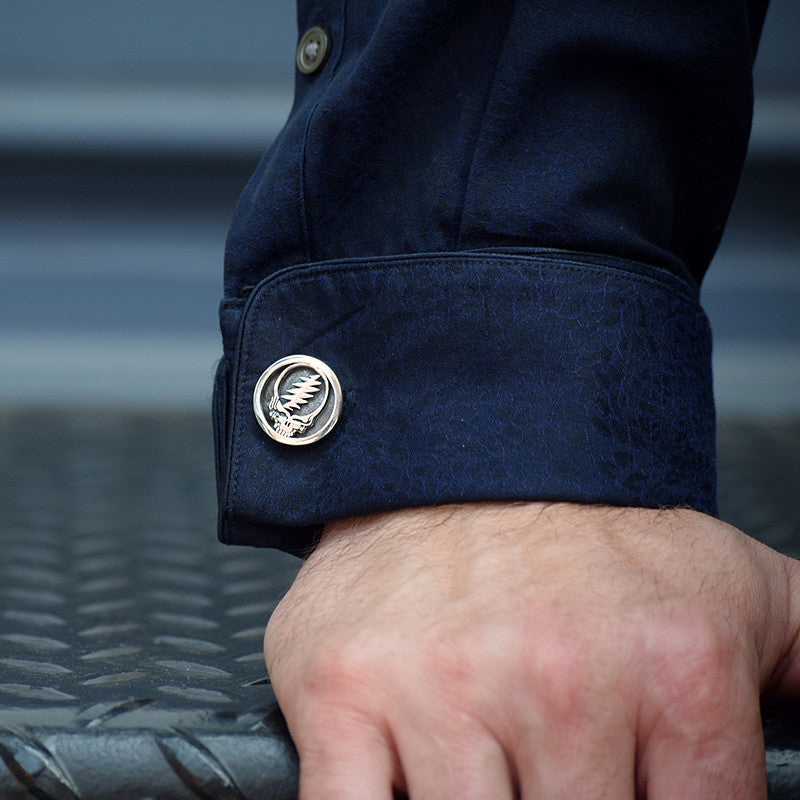 Steal Your Face Sterling Silver Cufflinks