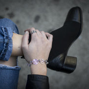 Steal Your Face Sterling Silver Statement Bracelet