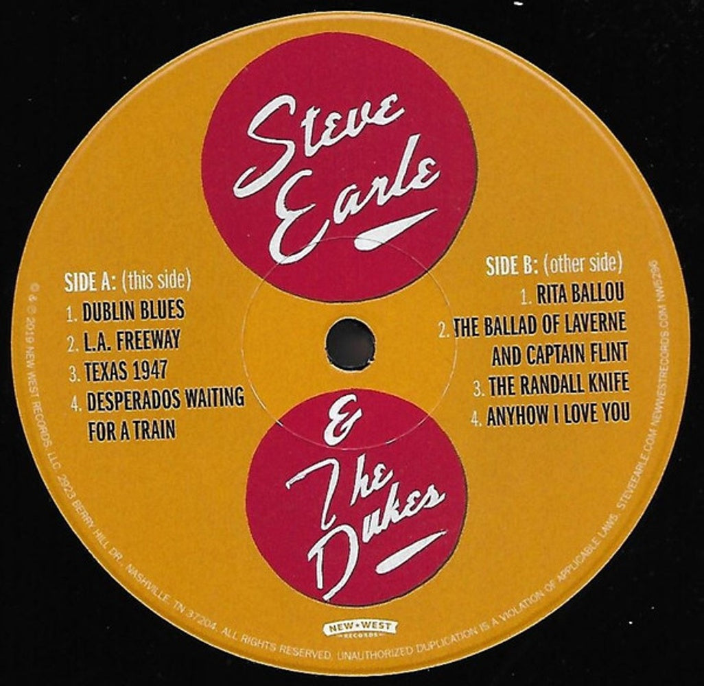 Steve Earle & The Dukes – GUY (2-LP Vinyl)