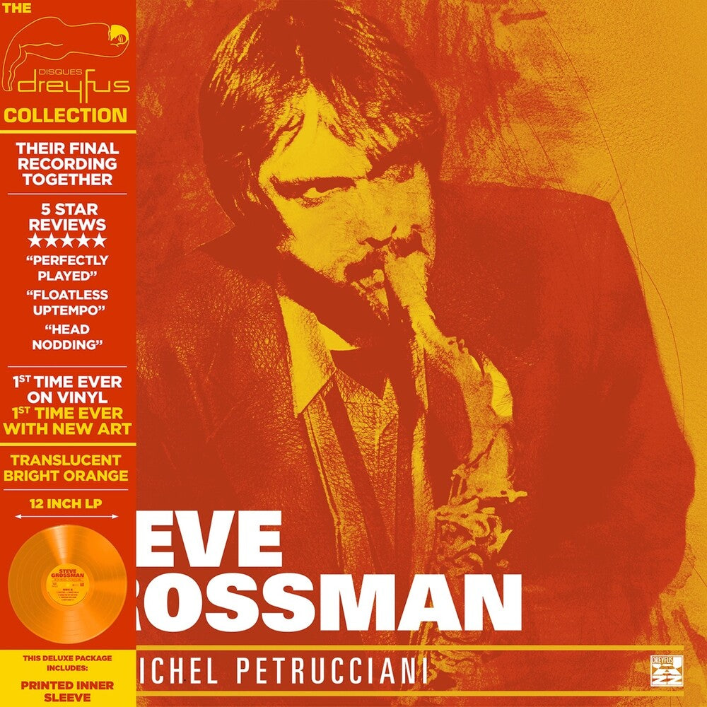 Steve Grossman – With Michel Petrucciani - Orange (Colored, Deluxe LP Vinyl)