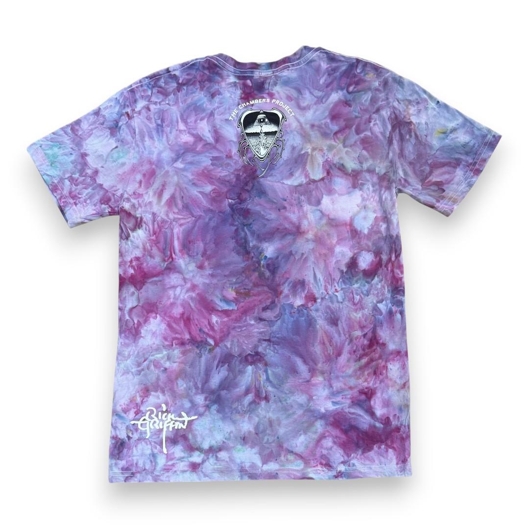 Surfing Eyeball Tie Dye T-Shirt by Rick Griffin - Back