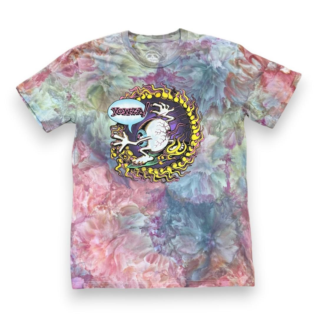 Surfing Eyeball Tie Dye T-Shirt by Rick Griffin - Alternate View