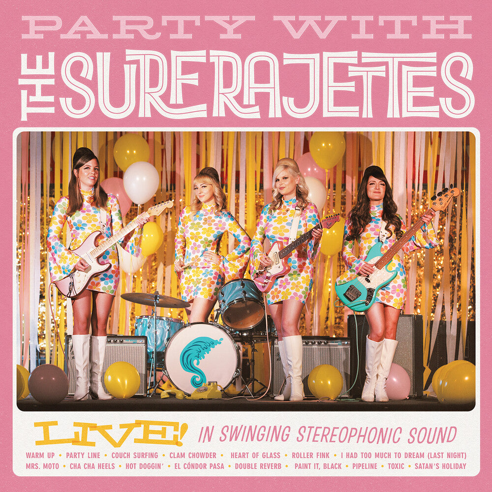 Surfrajettes – Party With The Surfrajettes Live! (Colored, Wht LP Vinyl)