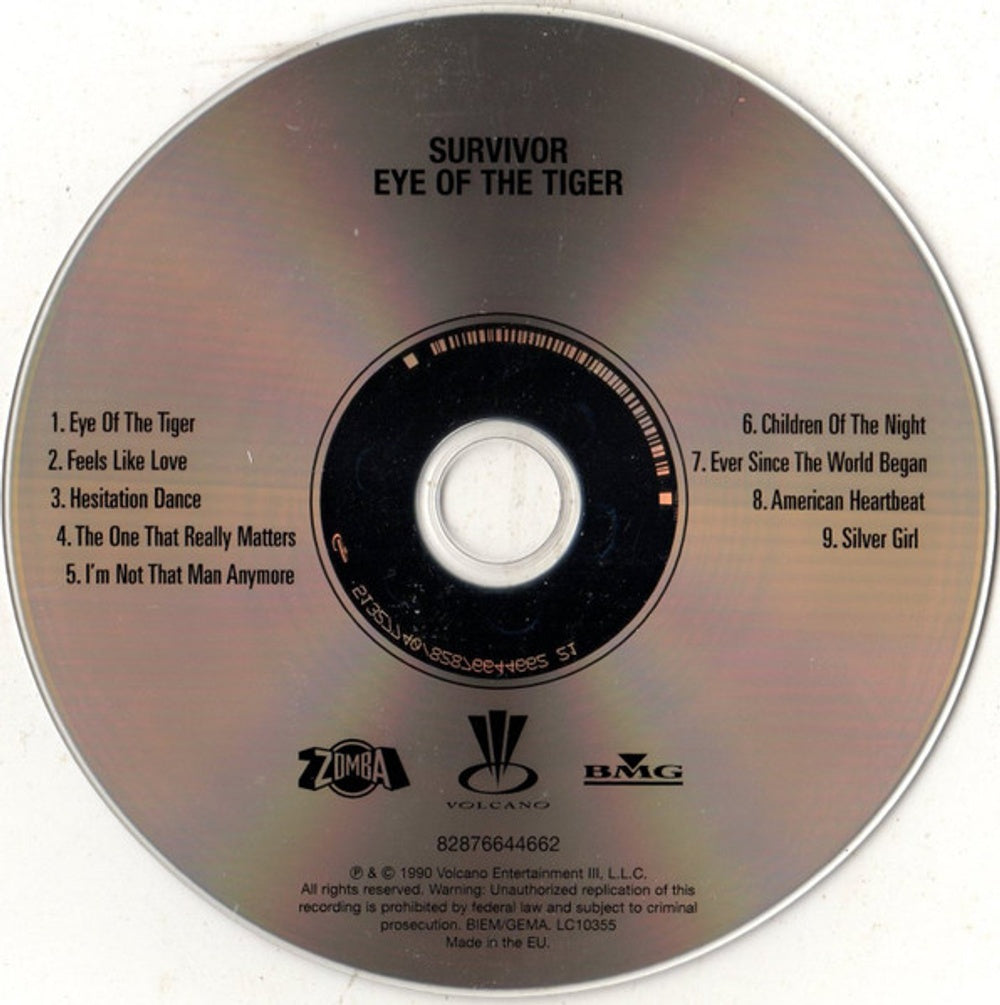 Survivor – Eye Of The Tiger (CD)
