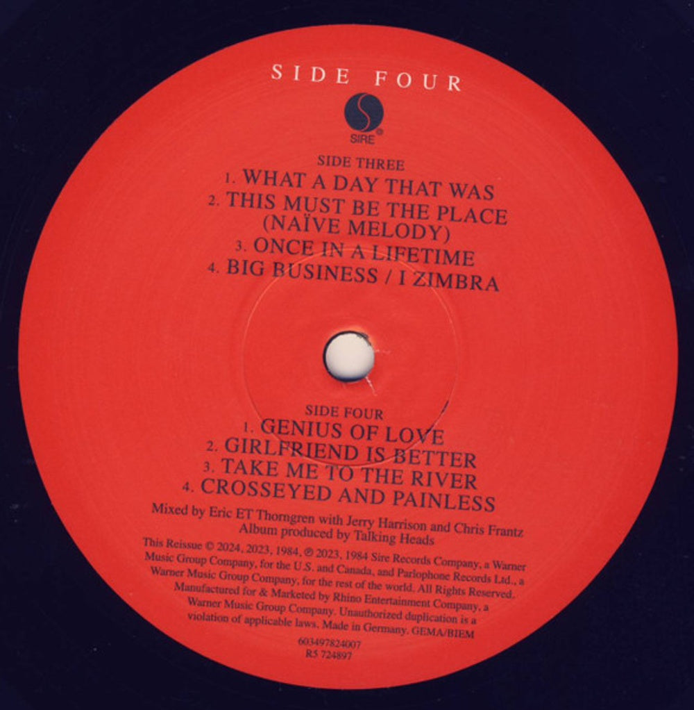Talking Heads – Stop Making Sense (2-LP Vinyl) - Additional View