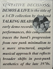 Talking Heads – Tentative Decisions: Demos & Live (LP and 7" Vinyl) - Alternate View