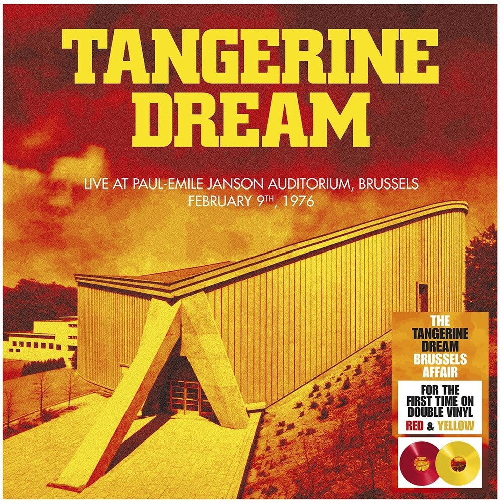 Tangerine Dream – Brussels 1976 - Red/Yellow (Colored, Deluxe, Gate LP Vinyl)