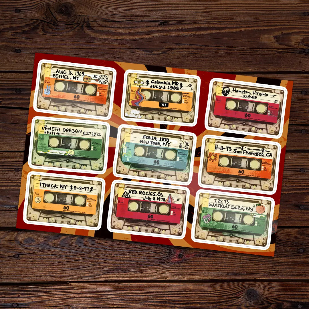 Taper's Section Throwback Sticker Sheet | Sticker | Relix | relix.shop