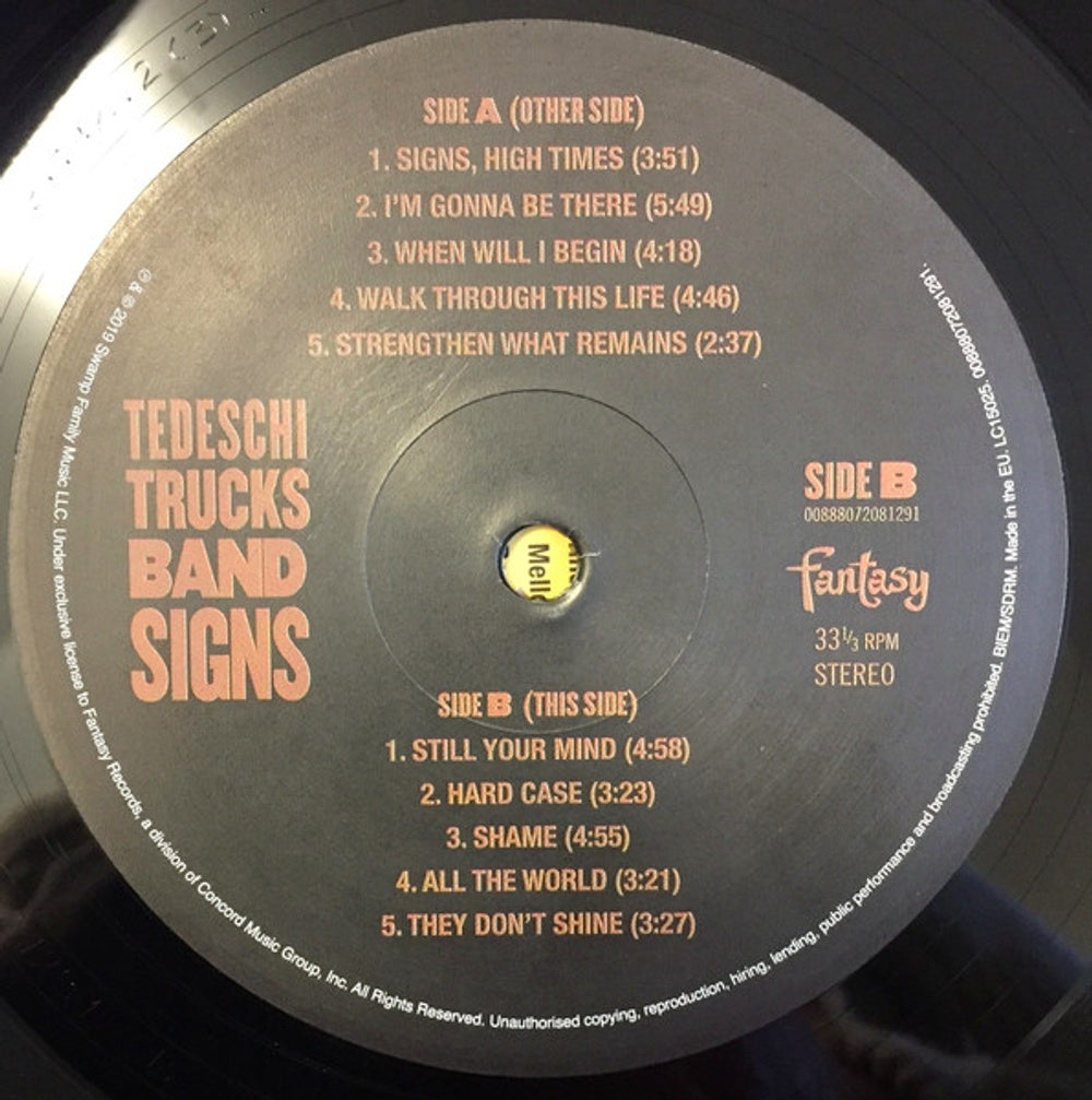 Tedeschi Trucks Band – Signs (2-LP Vinyl) - Close-Up