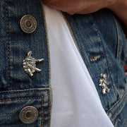 Terrapin Station Sterling Silver Pin