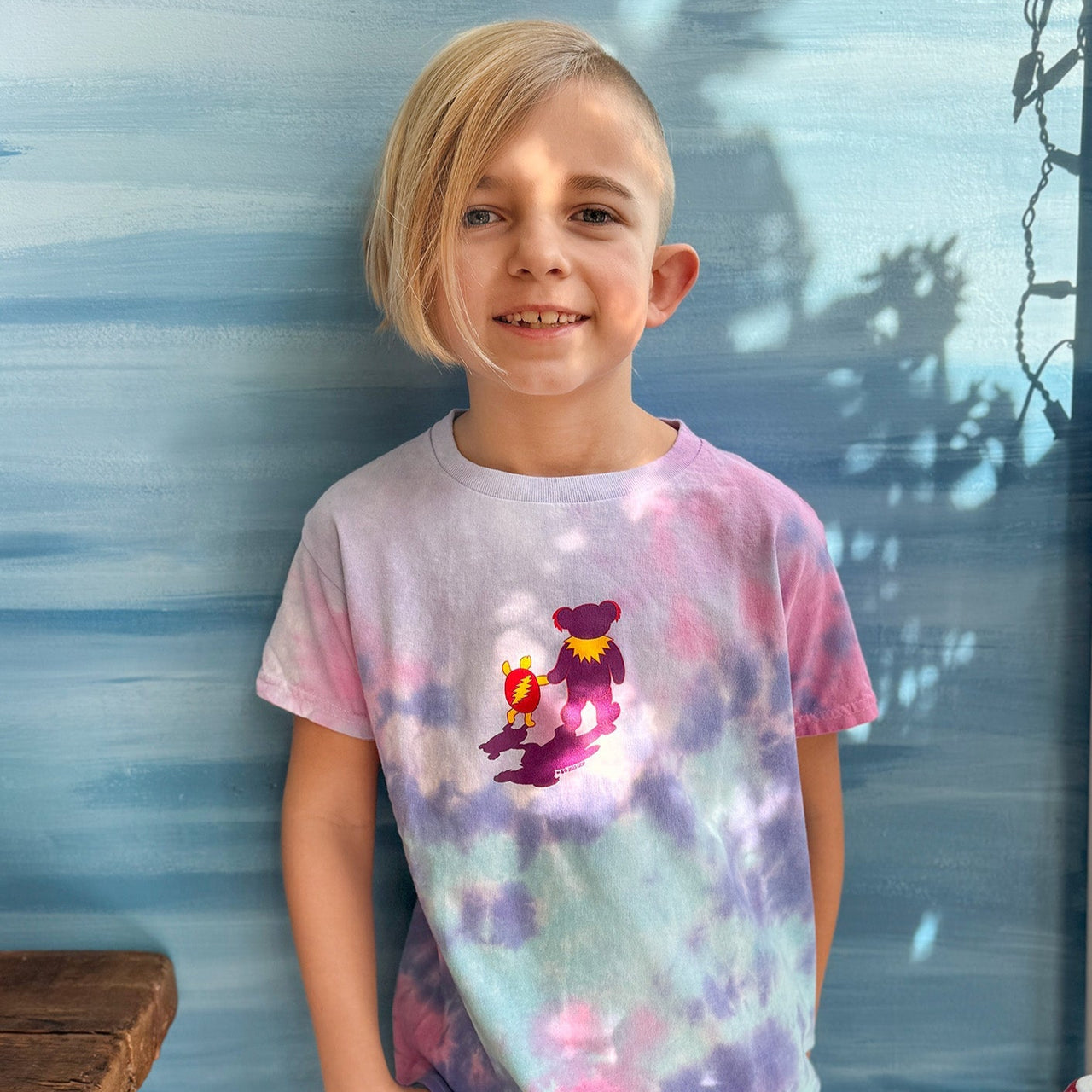 Grateful Dead Terrapin & Bear Tie Dye Youth T-Shirt