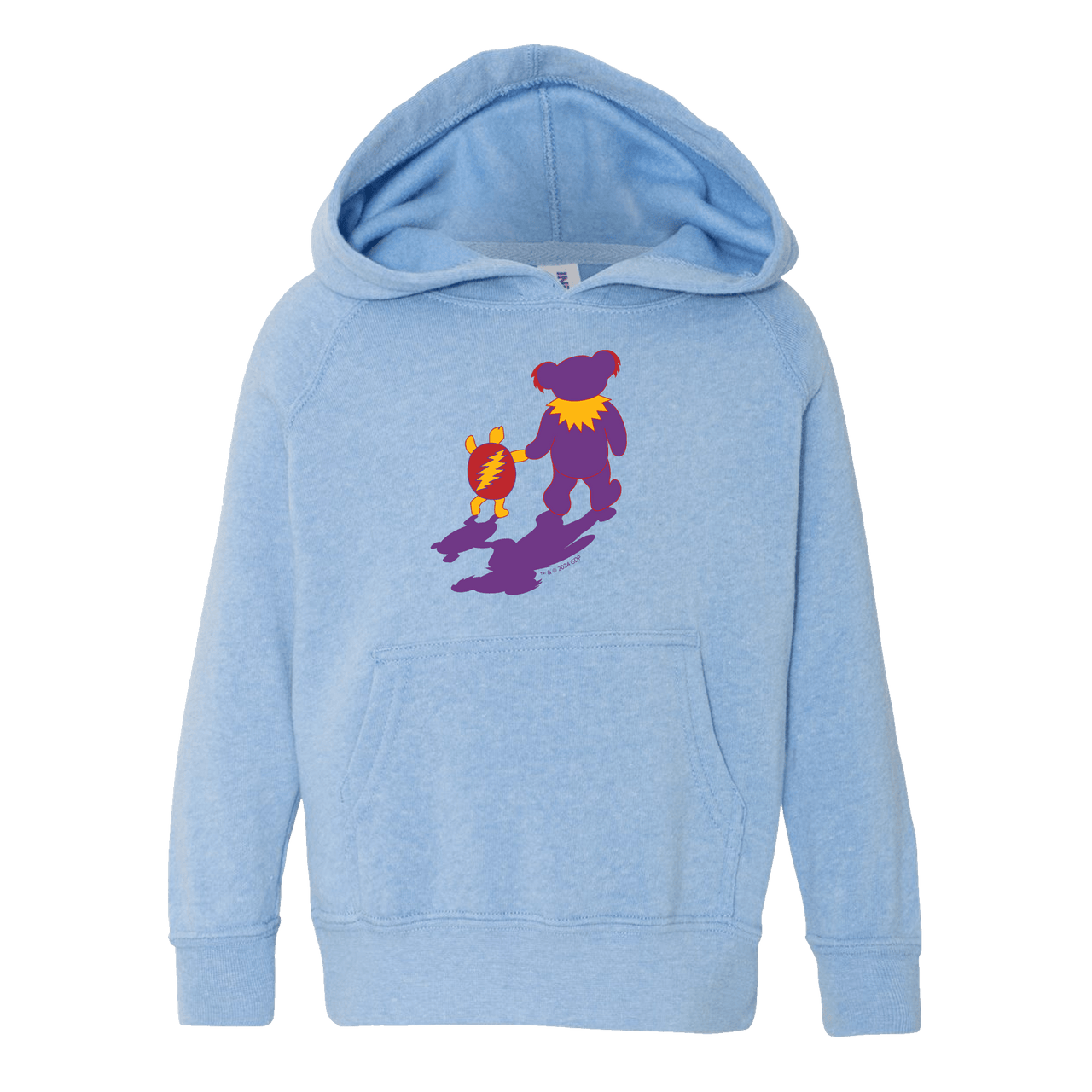 Grateful Dead Terrapin & Bear Raglan Toddler Hoodie