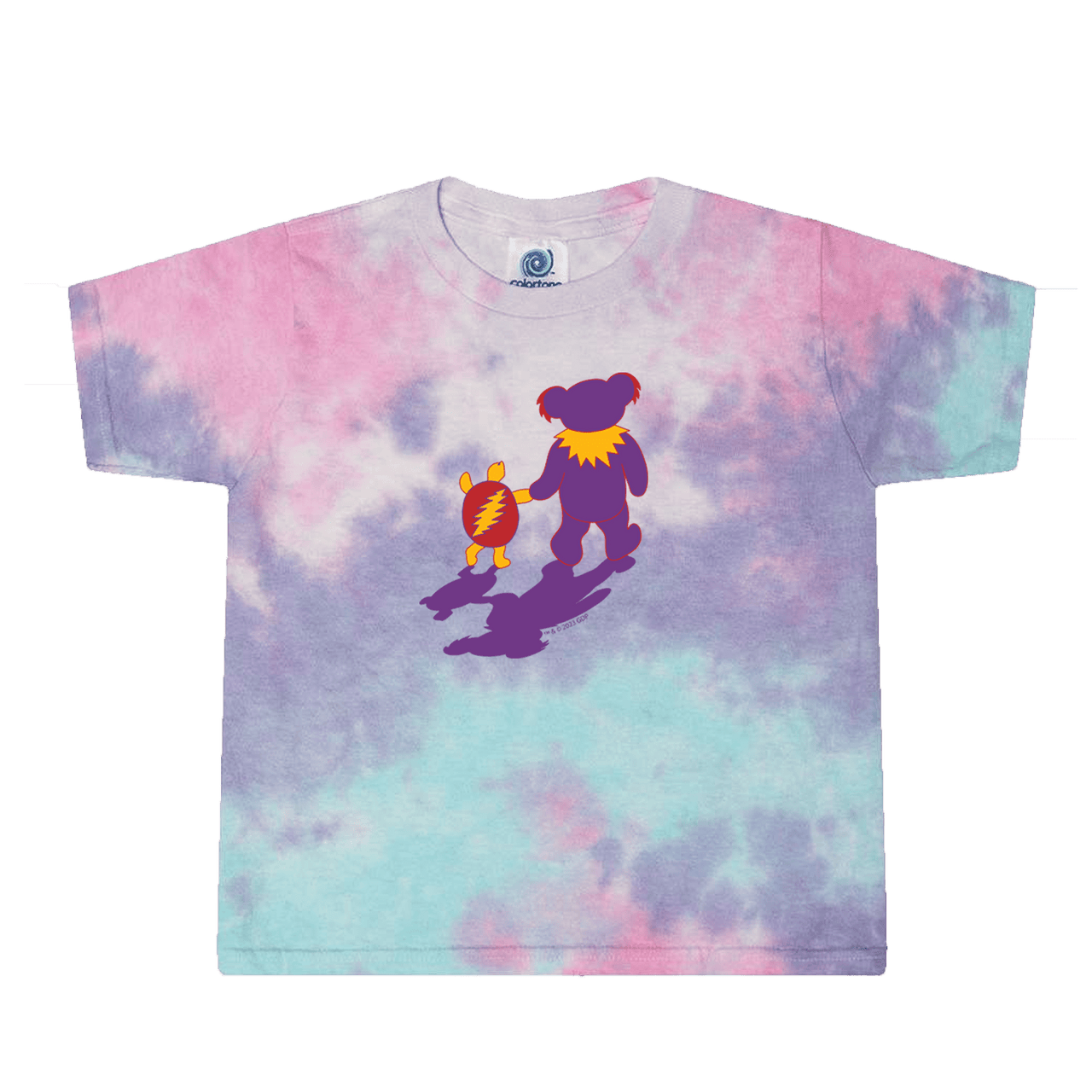 Grateful Dead Terrapin & Bear Tie Dye Toddler T-Shirt