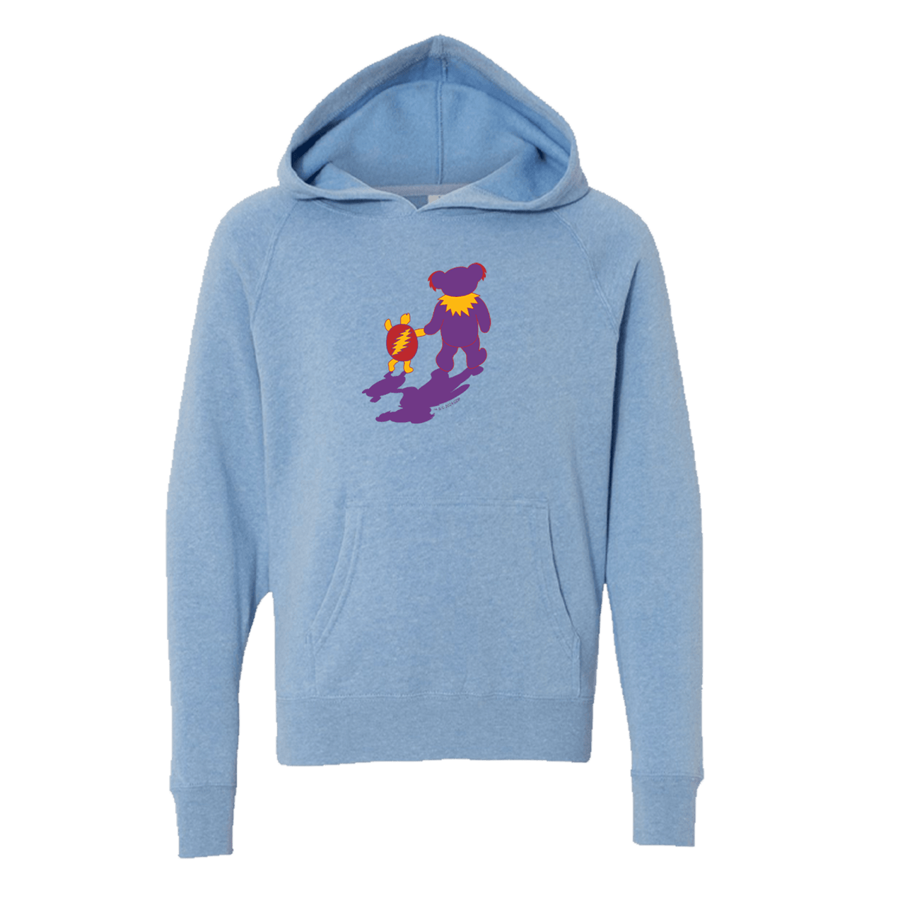 Grateful Dead Terrapin & Bear Raglan Youth Hoodie