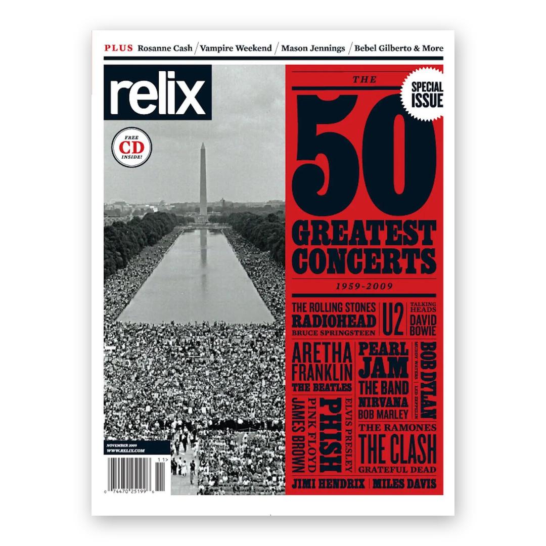 The 50 Greatest Concerts - November 2009 Relix Issue