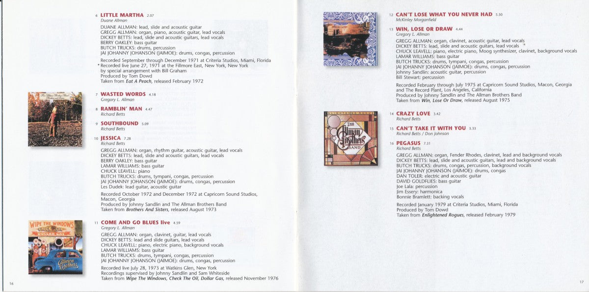 The Allman Brothers Band – Gold (2-CD) - View 11