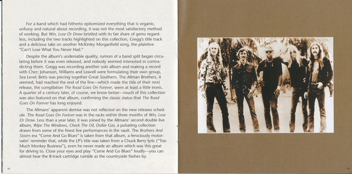 The Allman Brothers Band – Gold (2-CD) - Additional View