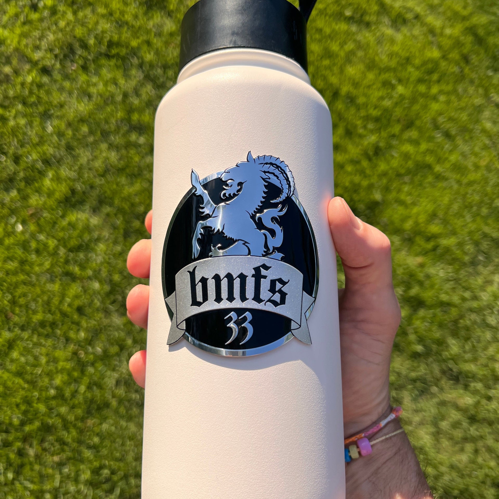 The BMFS Goat Bottle Badge (2-Pack) - Front