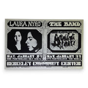 The Band, Laura Nyro – Berkeley Community Theatre, Berkeley (Jan 24, 31, 1970) by Bonnie MacLean (Handbill)
