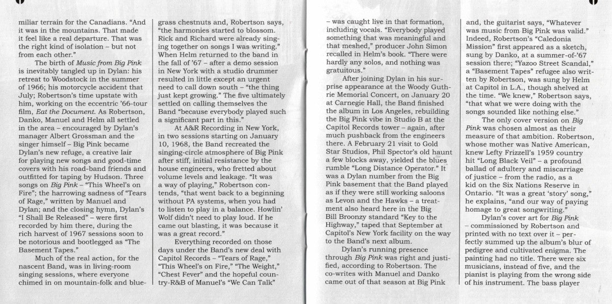 The Band – Music From Big Pink: 50th Anniversary (CD) - Lifestyle