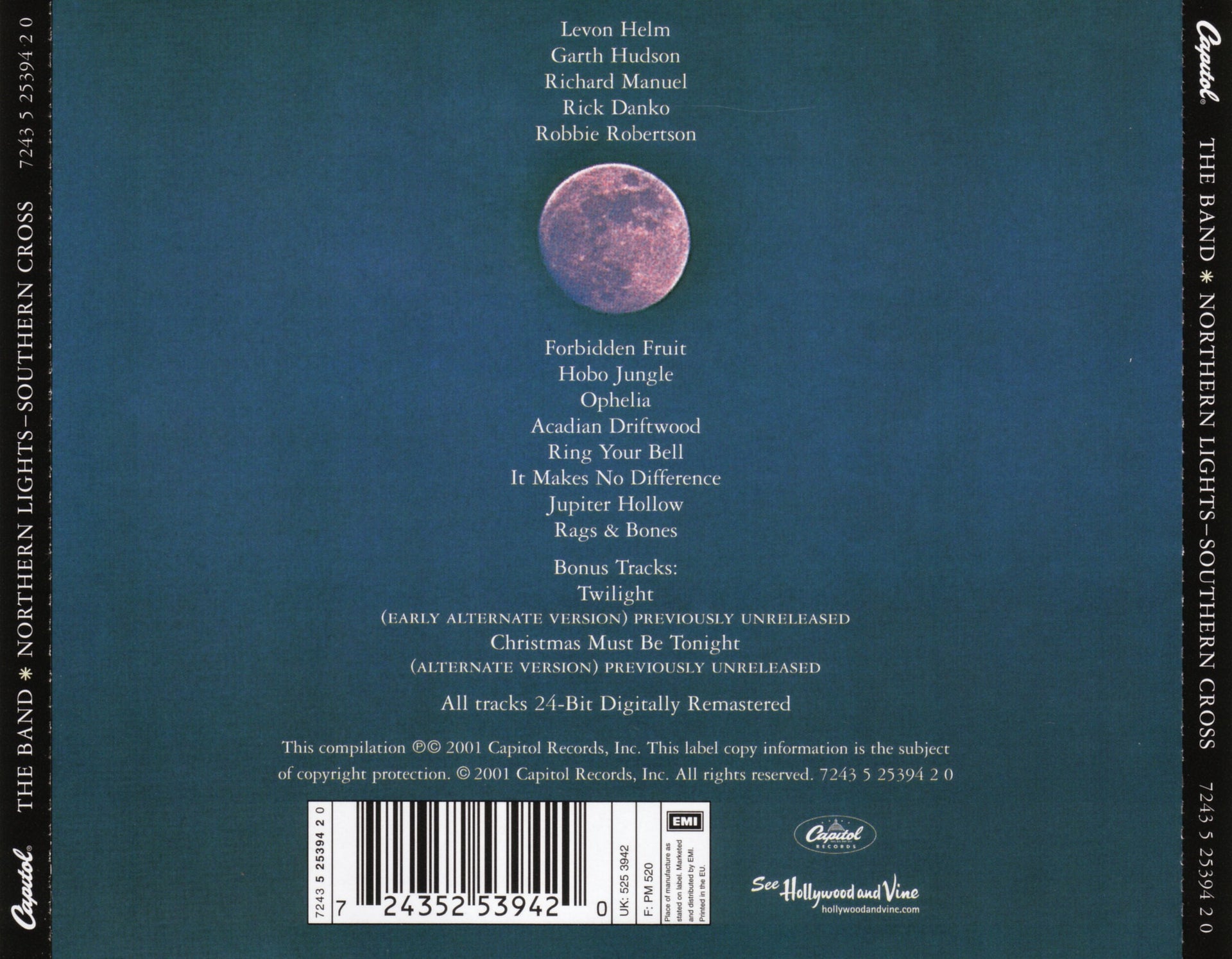 The Band – Northern Lights-Southern Cross (CD) - Detail