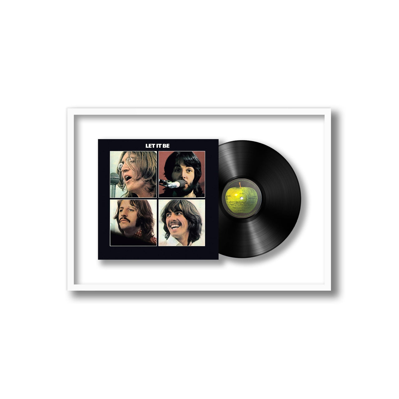 The Beatles - Let It Be (Framed Vinyl)