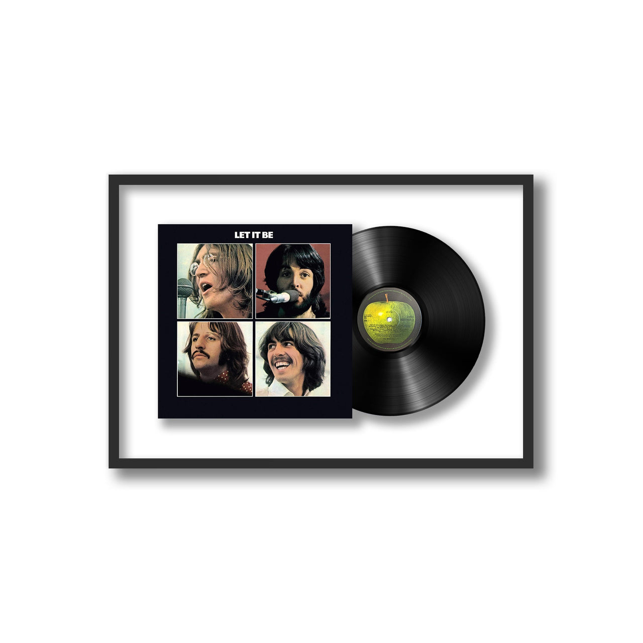 The Beatles - Let It Be (Framed Vinyl)