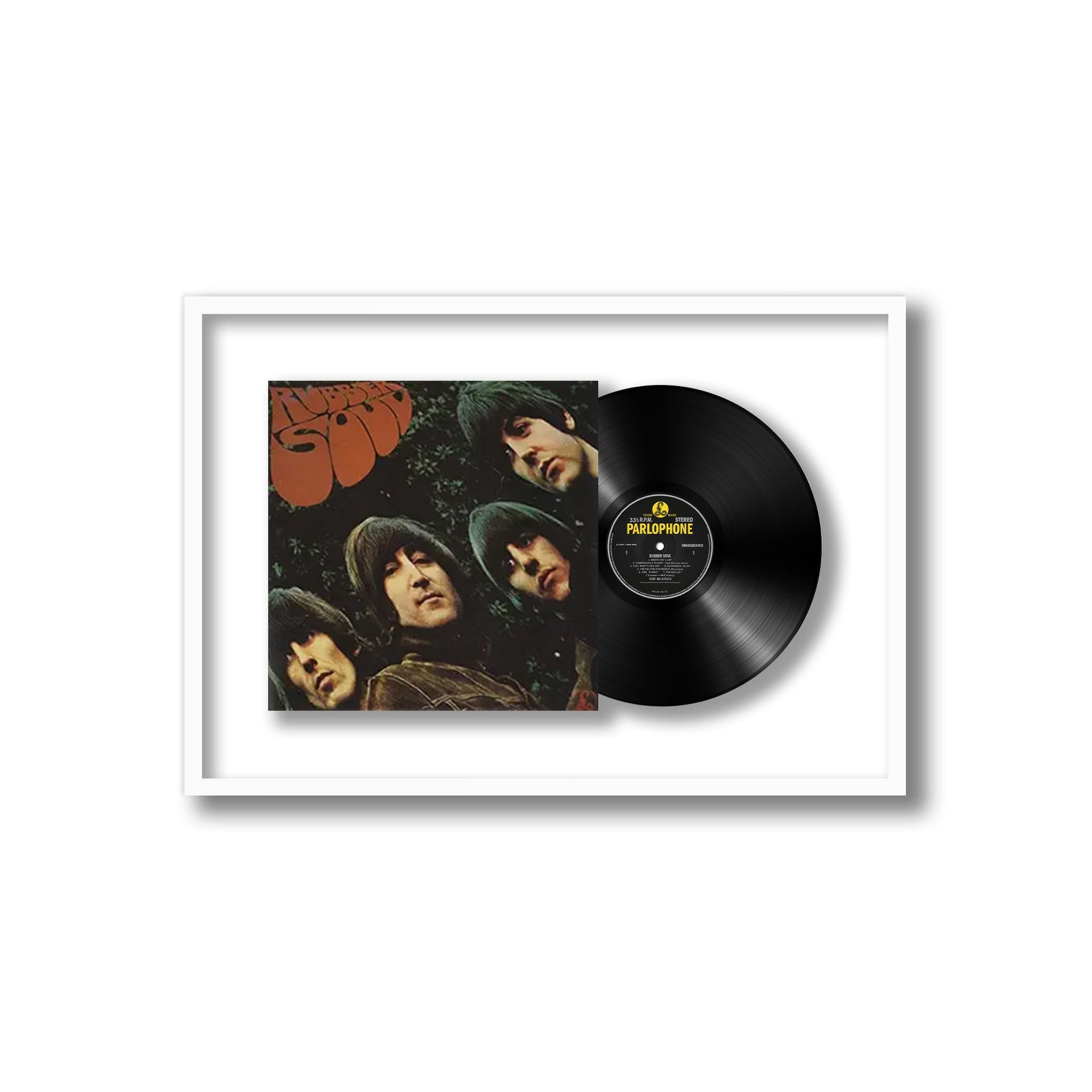 The Beatles - Rubber Soul (Framed Vinyl)