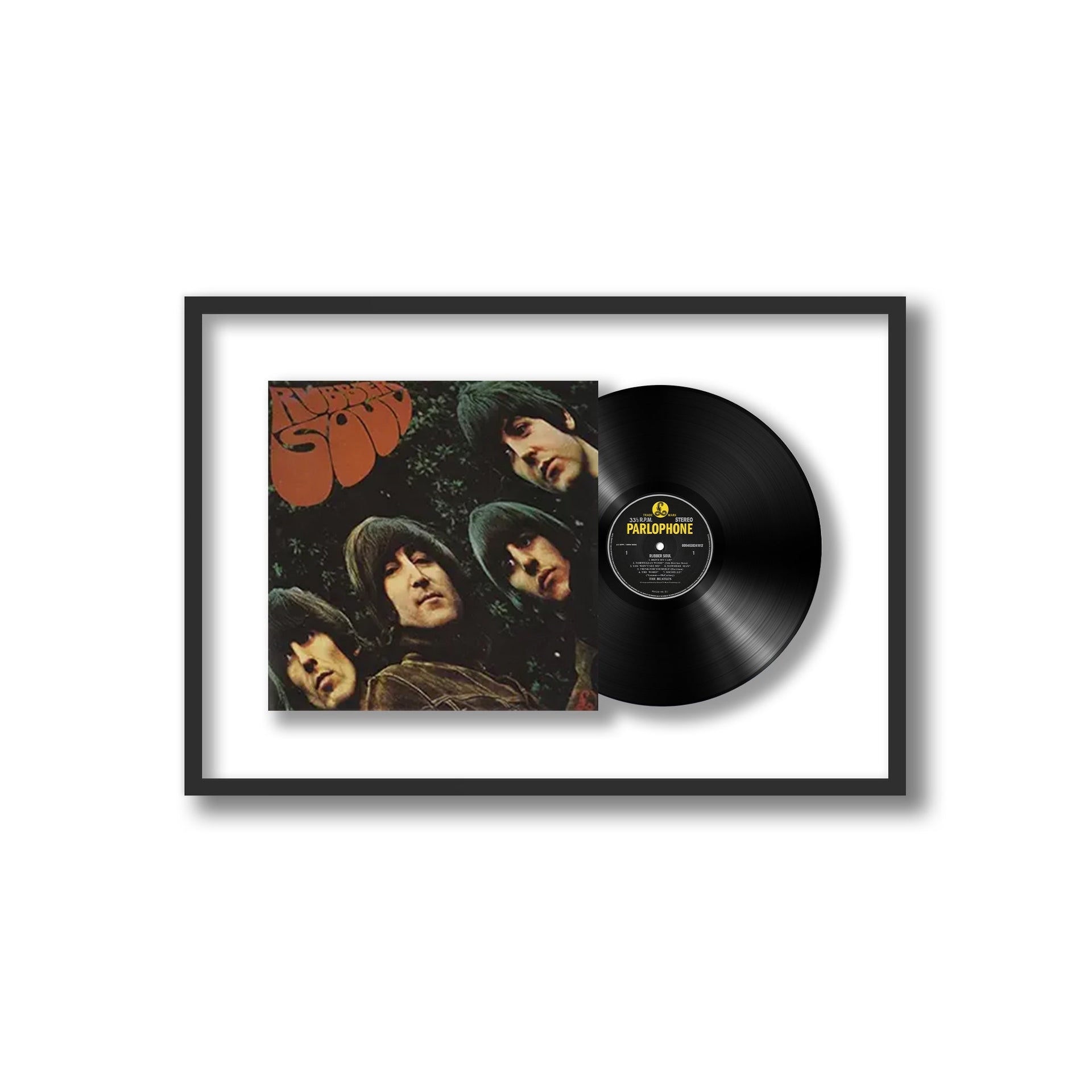 The Beatles - Rubber Soul (Framed Vinyl)