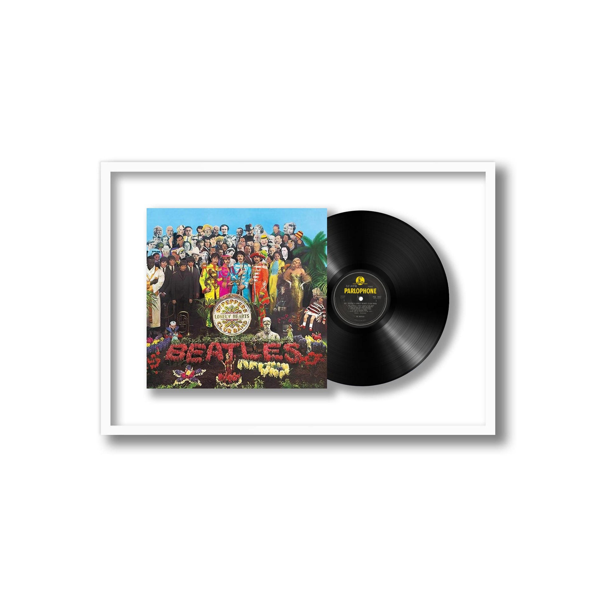 The Beatles - Sgt. Pepper's Lonely Hearts Club Band (Framed Vinyl)