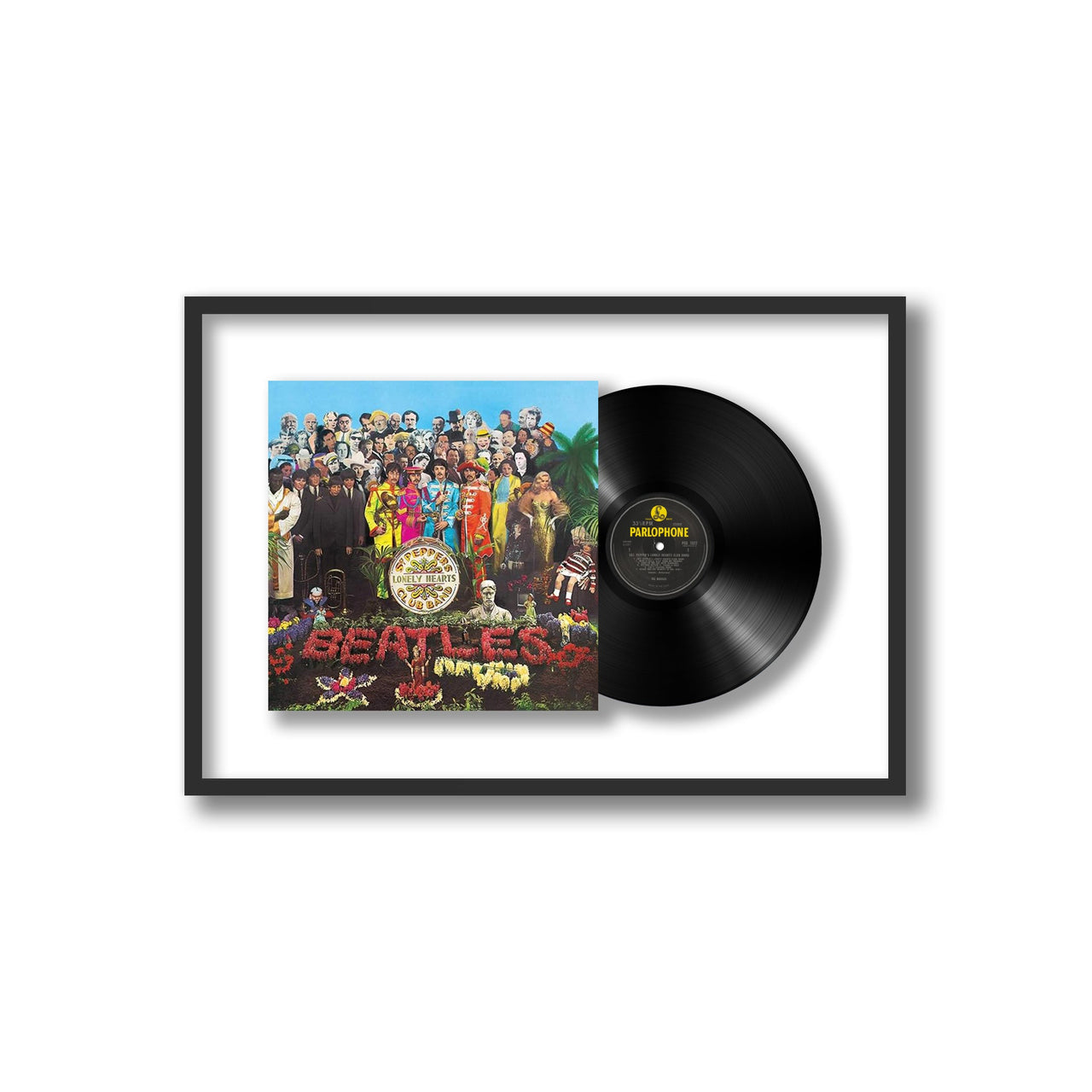 The Beatles - Sgt. Pepper's Lonely Hearts Club Band (Framed Vinyl)