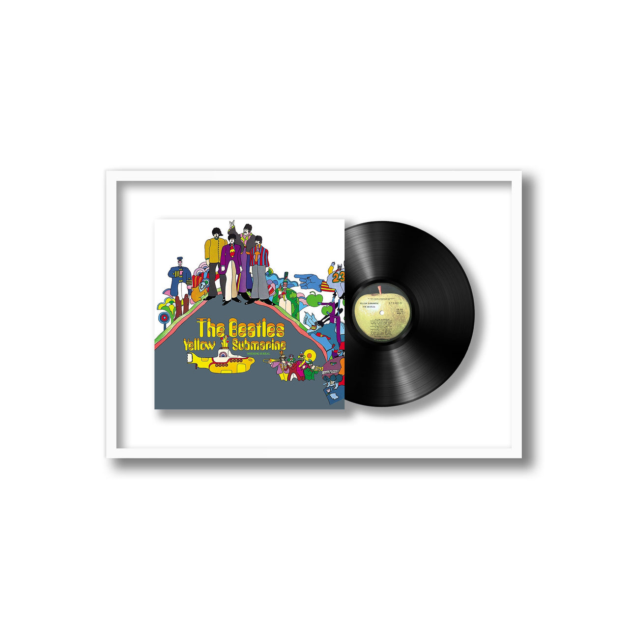 The Beatles - Yellow Submarine (Framed Vinyl)