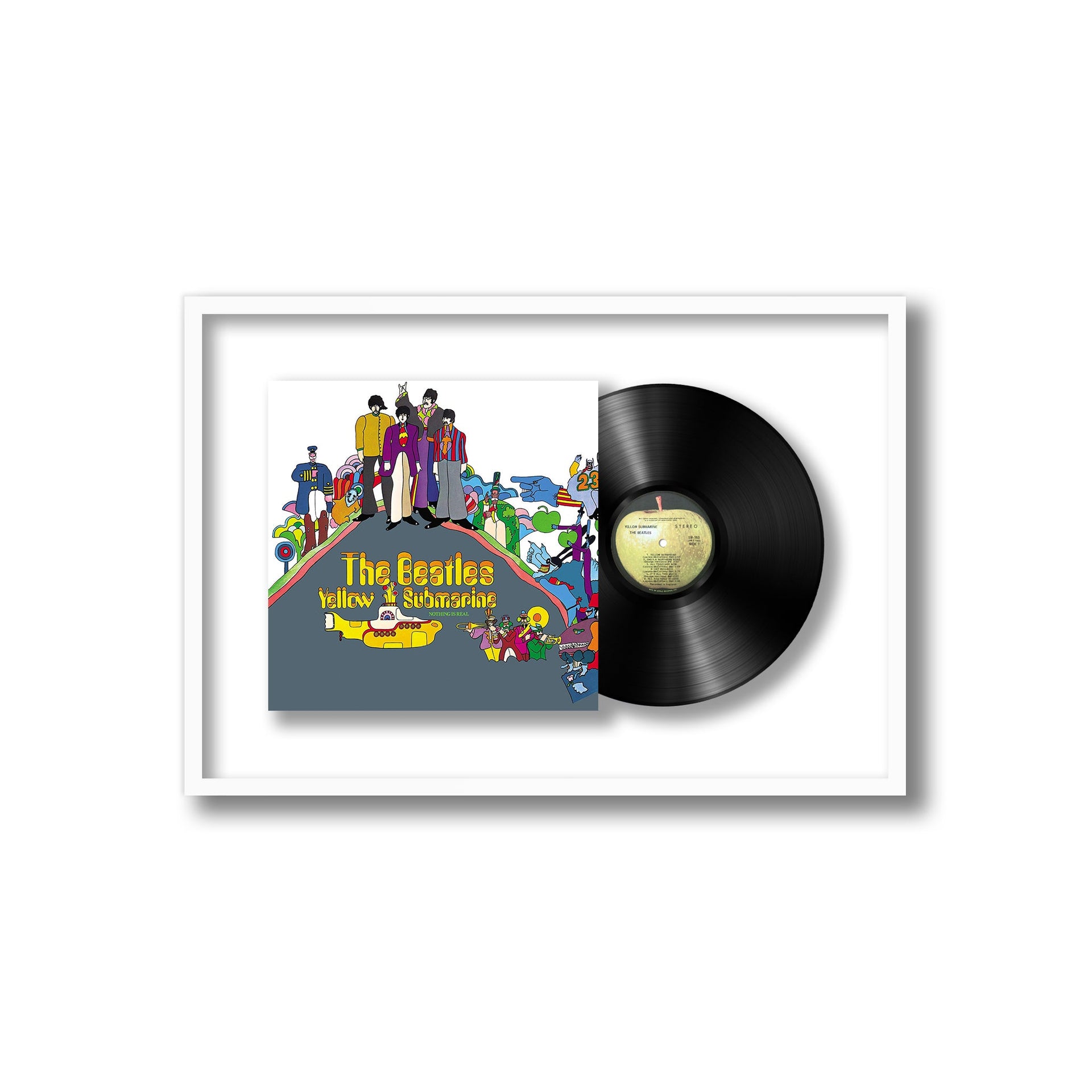 The Beatles - Yellow Submarine (Framed Vinyl)