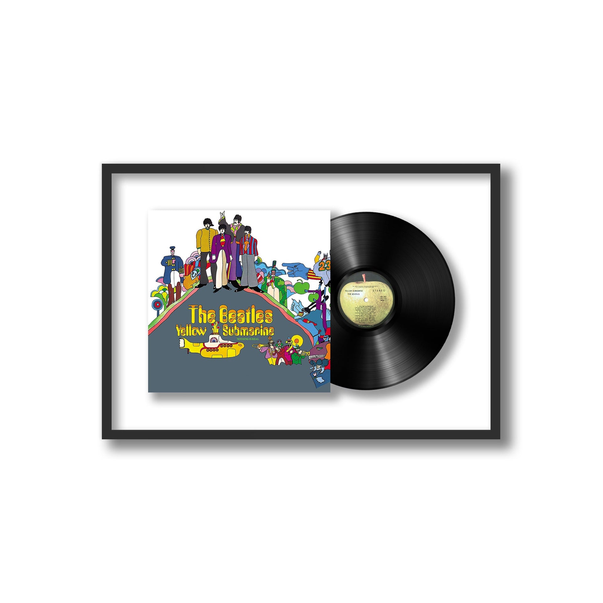 The Beatles - Yellow Submarine (Framed Vinyl)