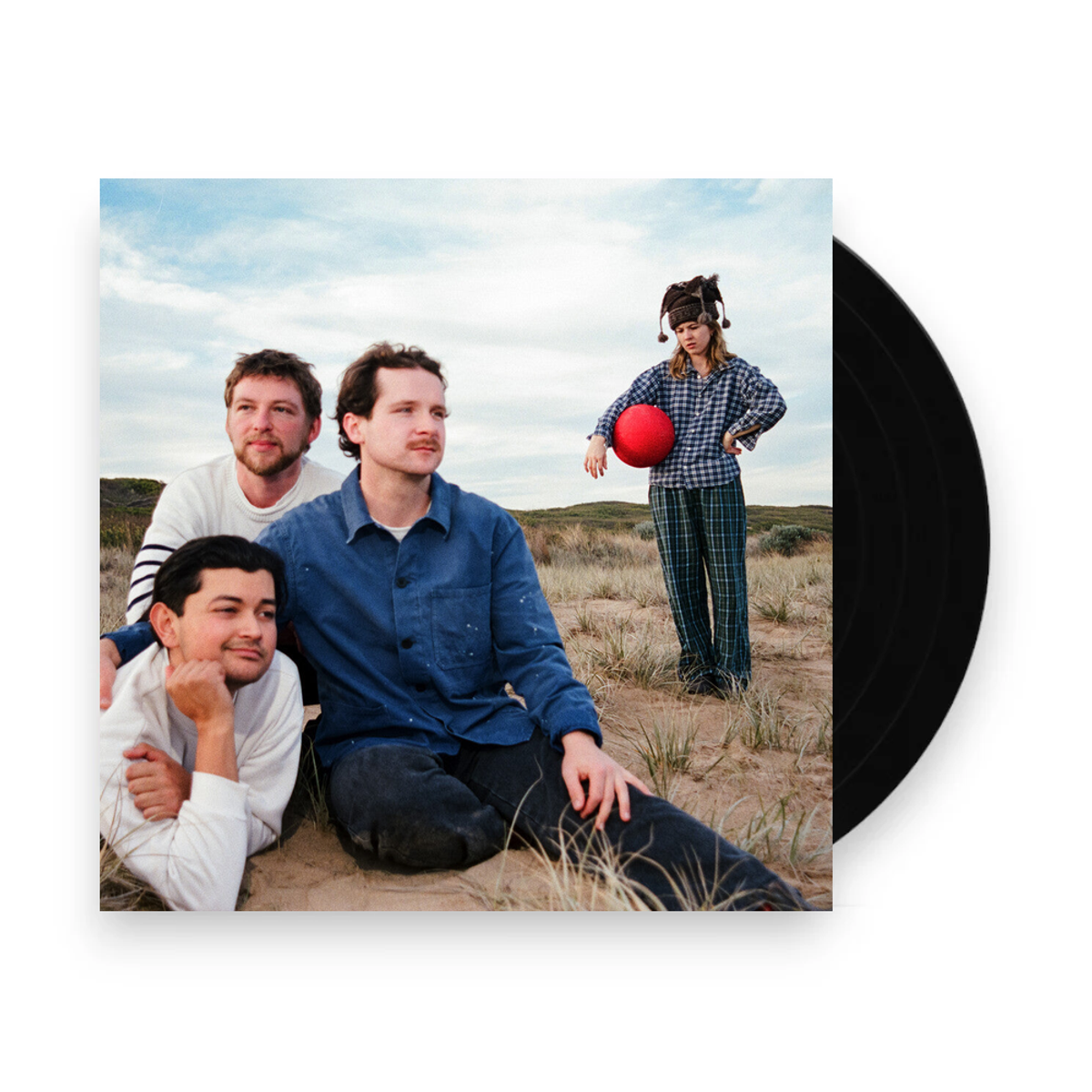 The Belair Lip Bombs – Again (Sky Blue Vinyl) - Front