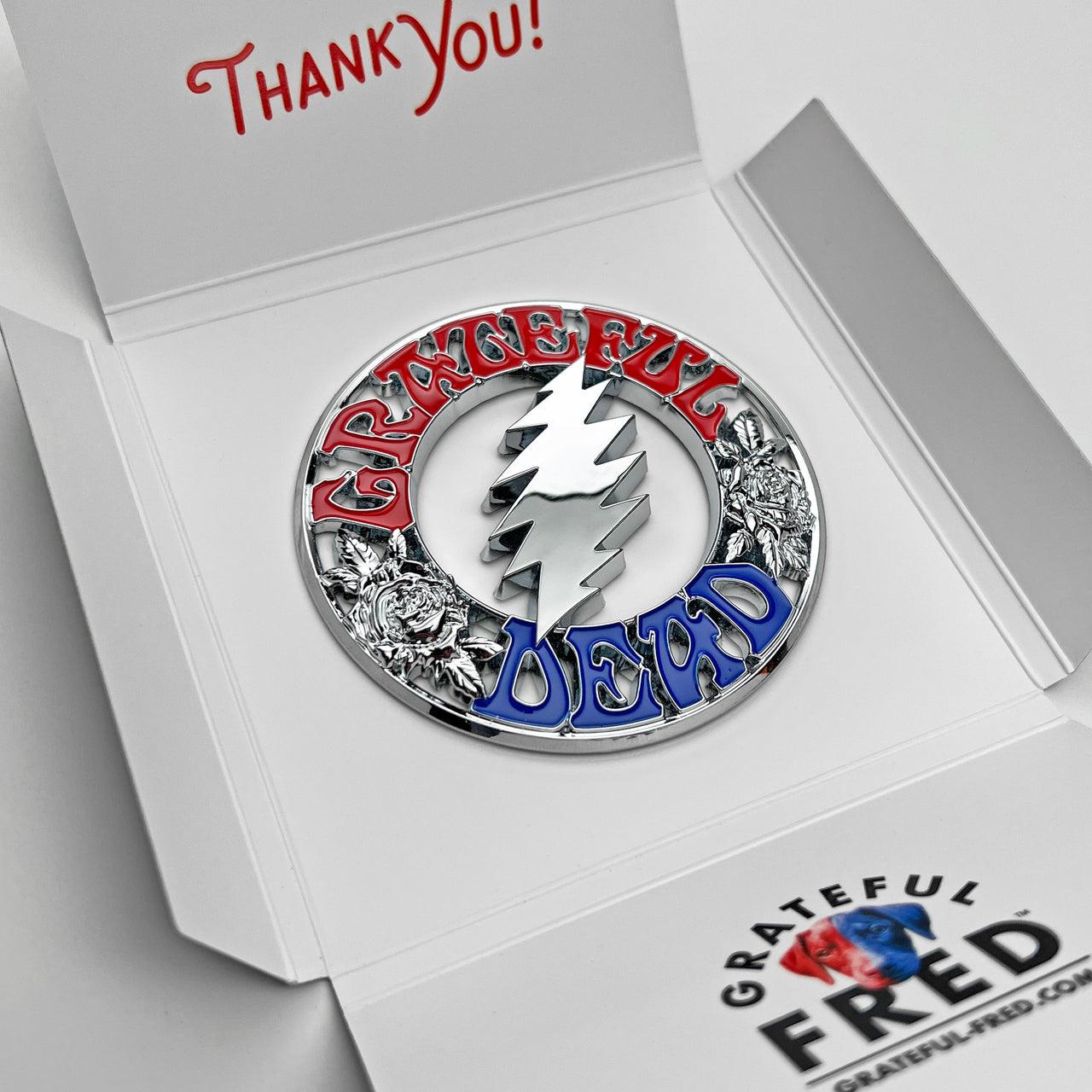 The Bolt & Roses Badge