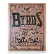 The Byrds, Peter Wheat & The Breadman, The Baytovens, Rollarena by Don Ryder | October 21, 1966 | Vintage Handbill - Front