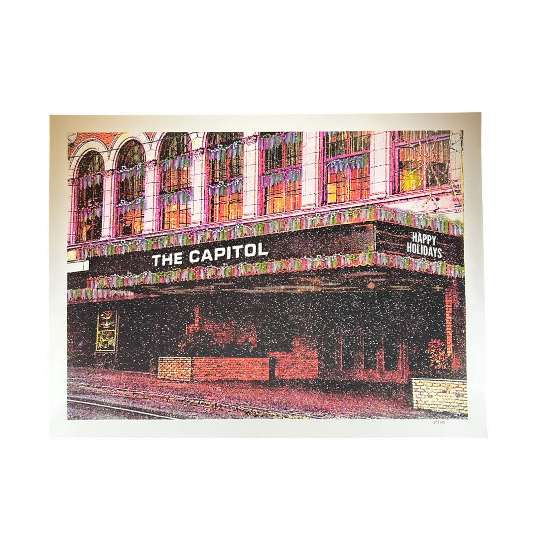 The Capitol Theatre "Happy Holidays" Poster