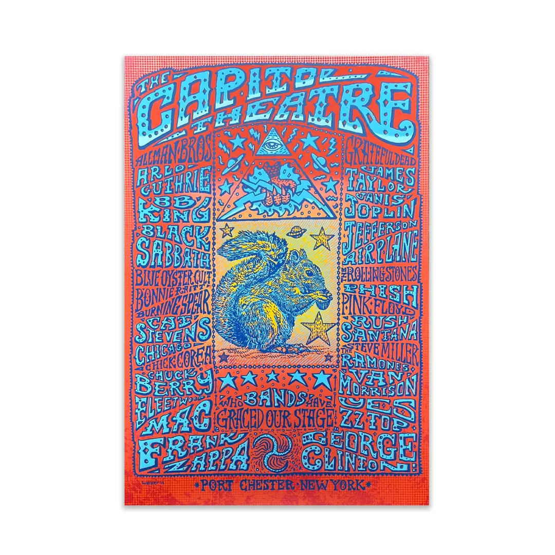 The Capitol Theatre Poster by David Welker | Relix