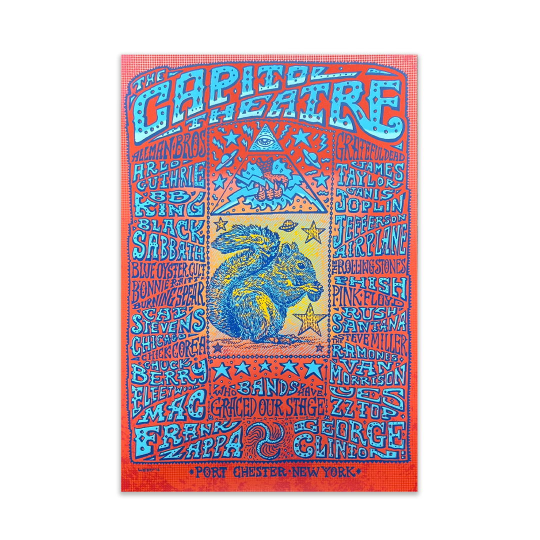 The Capitol Theatre Poster by David Welker