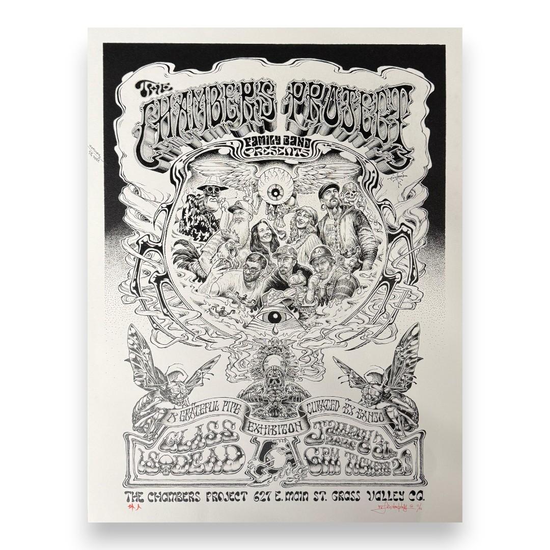 The Chambers Project Family Band Poster by Leighton Kelly