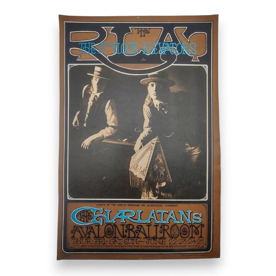 The Charlatans – The Avalon Ballroom, San Francisco (Jun 22–25, 1967) by Robert Fried & Herb Greene (2nd Edition, Fair Condition)