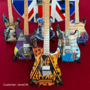 The Complete Def Leppard Mini Guitar Set – All 6 Official Designs
