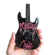 The Complete Mötley Crüe Album Cover Mini Guitar Set – All 4 Official Mini Guitar Designs