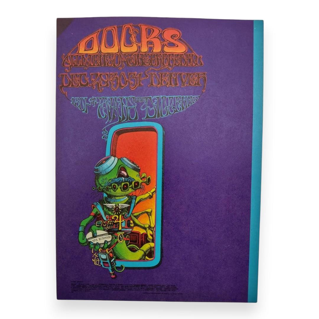 The Doors, Allmen Joy – Denver Dog, Denver (Dec 29–31, 1967) by Rick Griffin (Postcard, Good Condition, Copy 1)