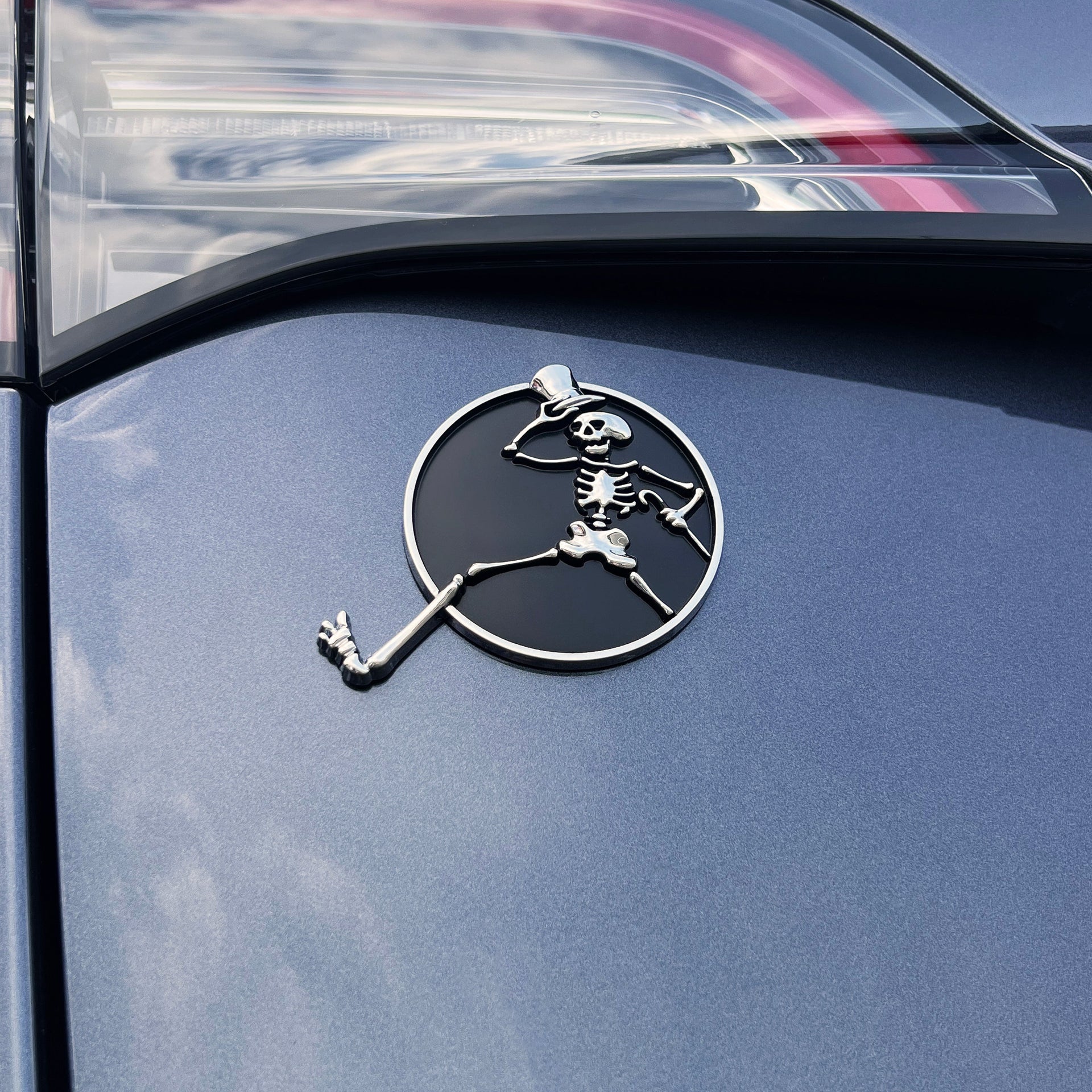 The High-Steppin' Skeleton Badge