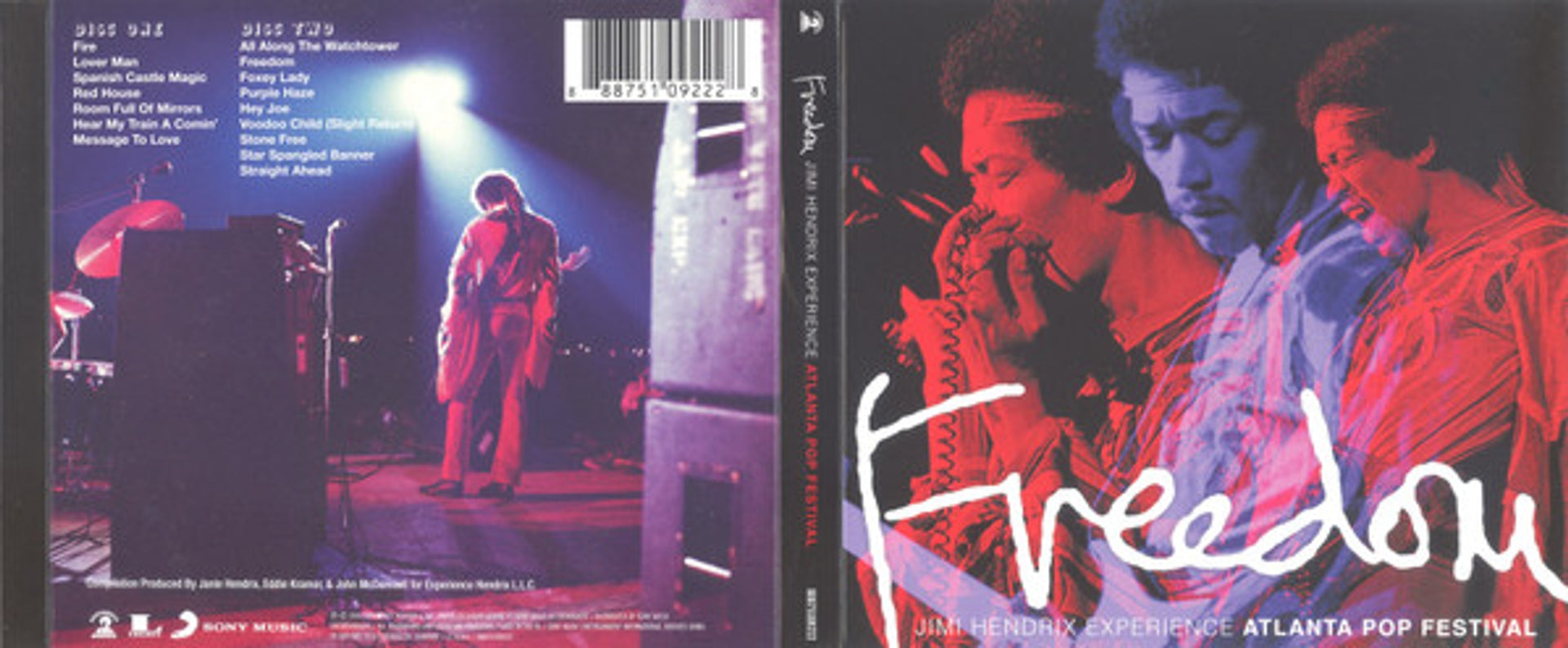 The Jimi Hendrix Experience – Freedom: Atlanta Pop Festival (2-CD) - Detail