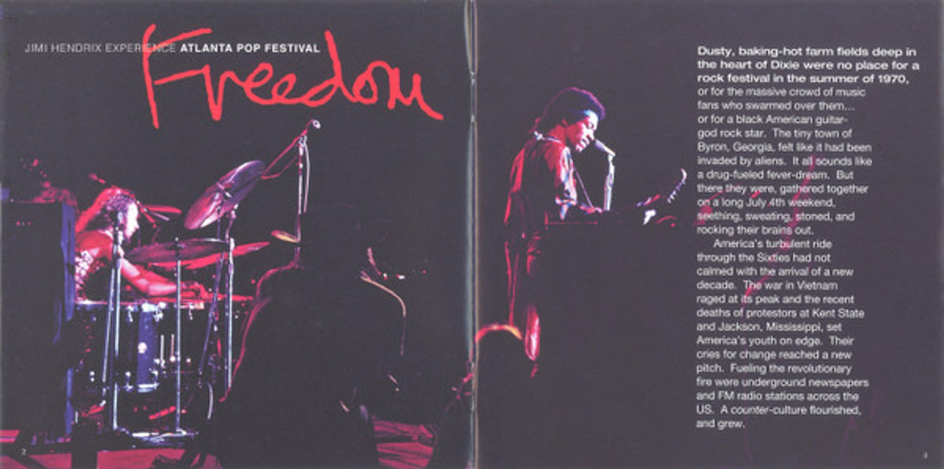 The Jimi Hendrix Experience – Freedom: Atlanta Pop Festival (2-CD) - Close-Up