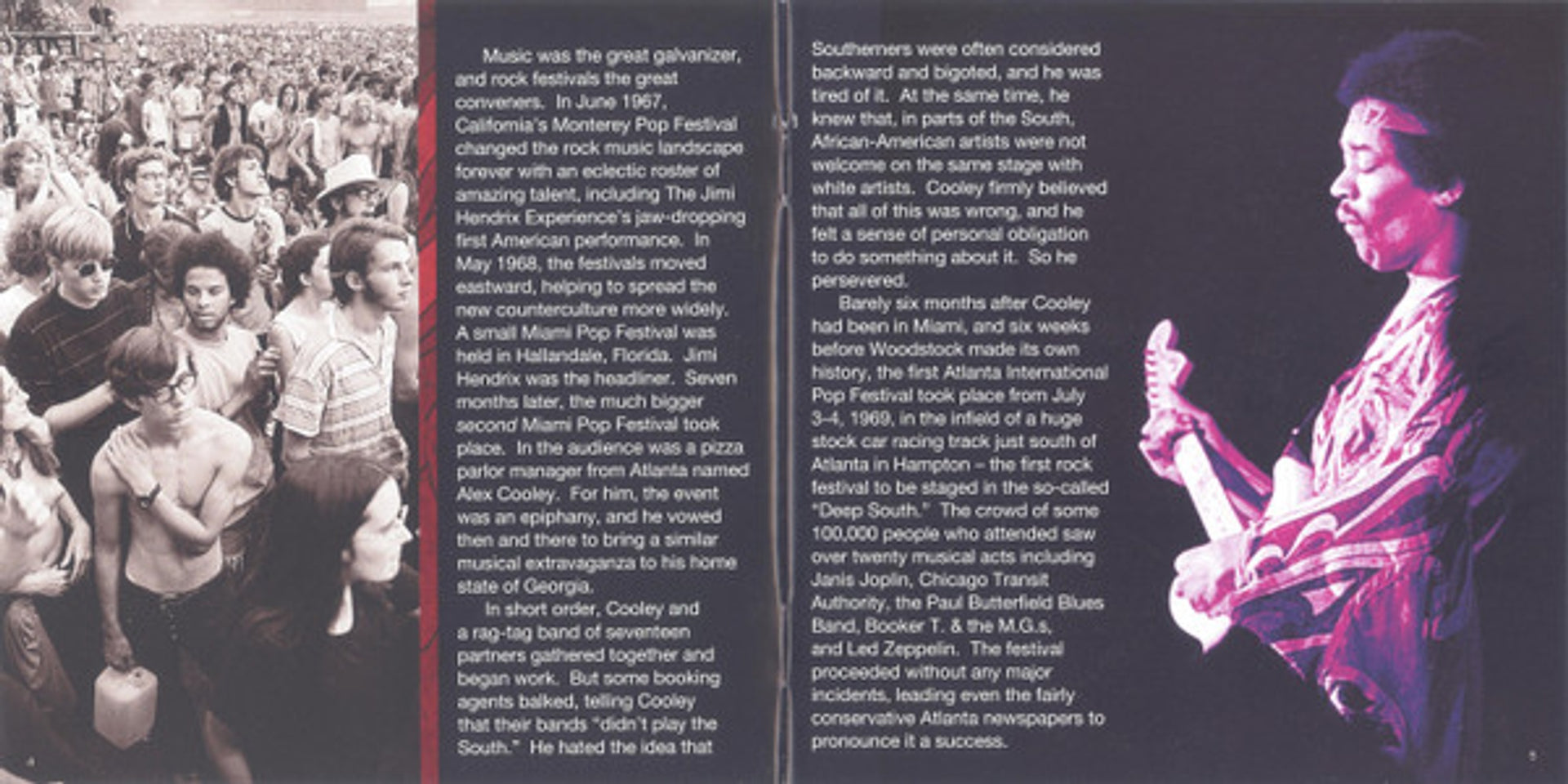 The Jimi Hendrix Experience – Freedom: Atlanta Pop Festival (2-CD) - Packaging